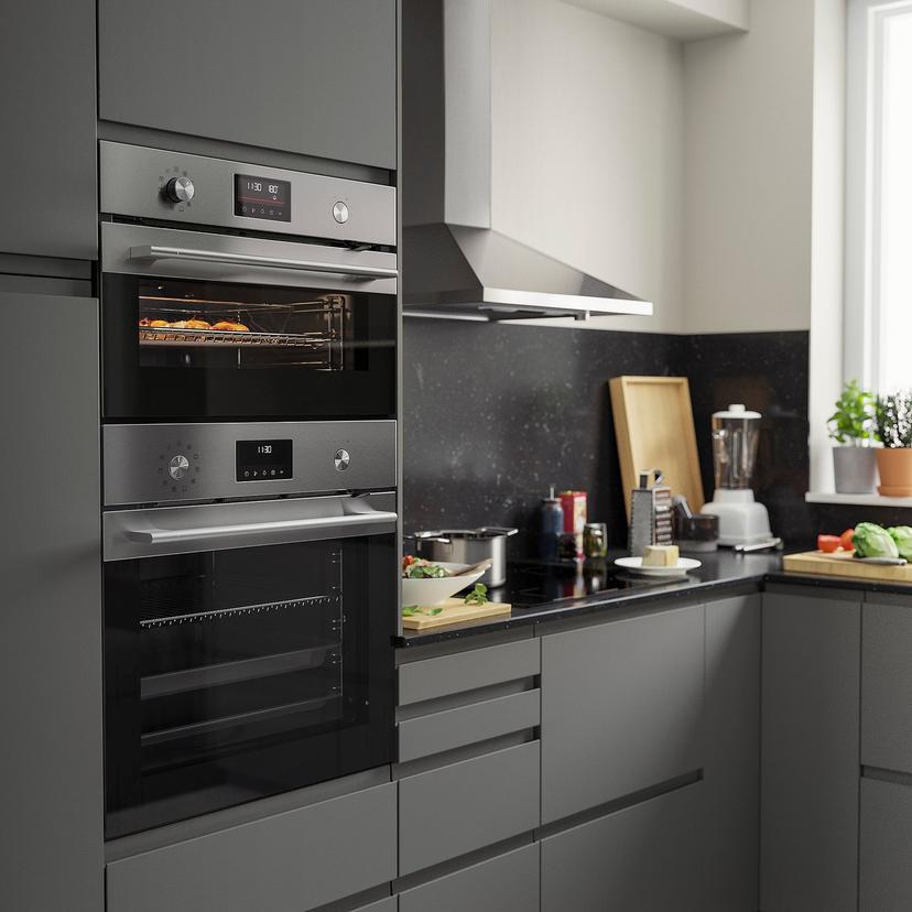 FRILLESBO — Piekarnik z termoobiegiem, kompaktowa funkcja pieczenia/stalowy IKEA 500,