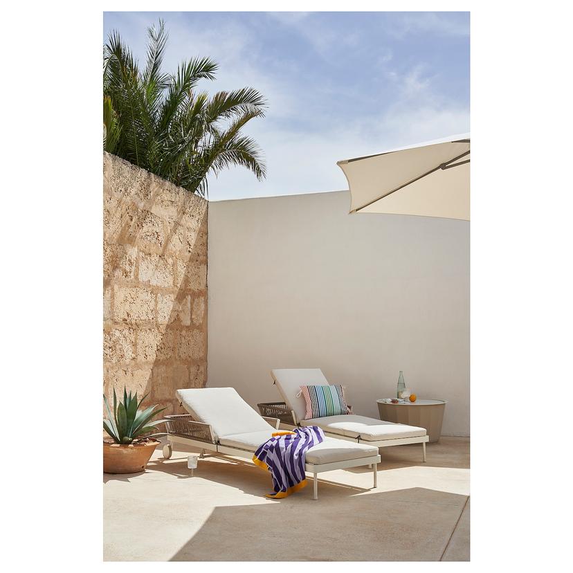 FRÖSÖN/DUVHOLMEN — подушка для шезлонга, бежевый, 190x60 см