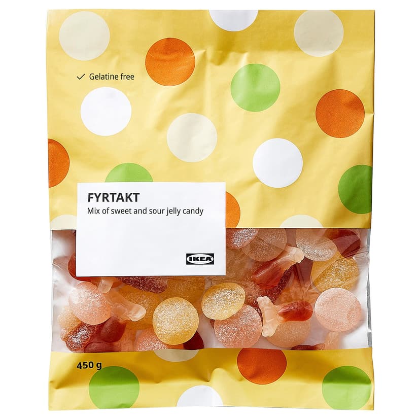 FYRTAKT — Сладкие и кислые желейные конфеты, 450 гр