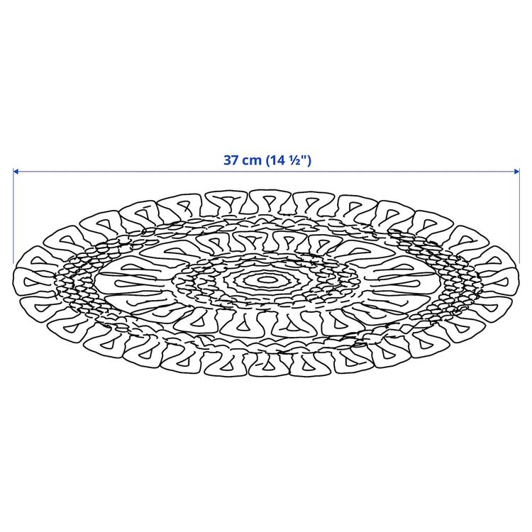 Салфетка сервировочная, 37 см dimensions