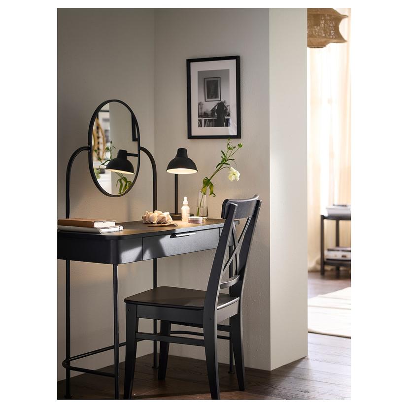 GRÅFJÄLLET — туалетный столик, антрацит, 100x42 см