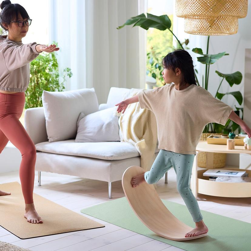 GREJSIMOJS — Deska do balansowania dla dzieci, drewno,