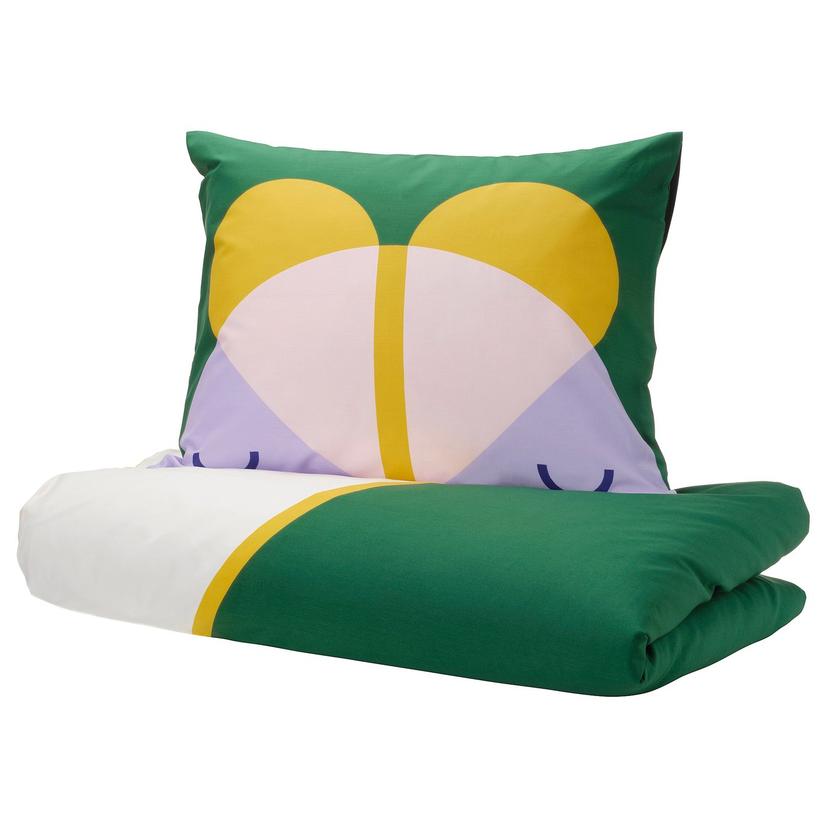 GREJSIMOJS — Poszwa na kołdrę i poszewka, wielobarwny,