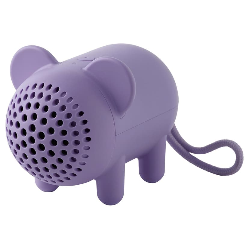 GREJSIMOJS — Przenośny głośnik Bluetooth, mysz/fiolet,