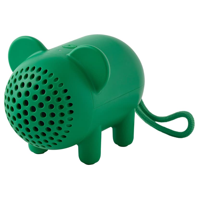 GREJSIMOJS — Przenośny głośnik Bluetooth, mysz/zielony,