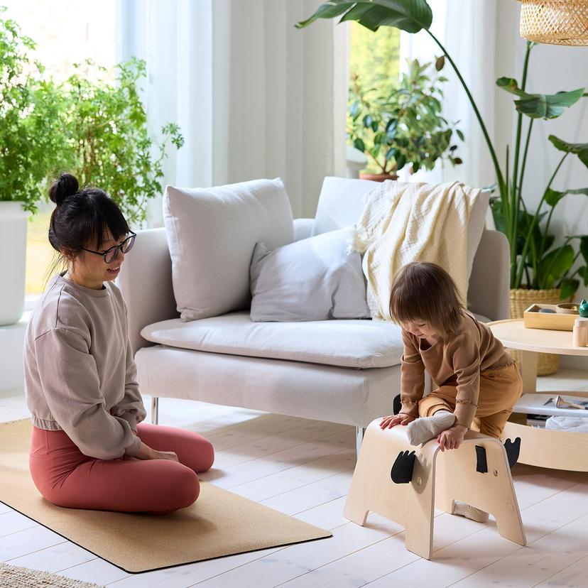 GREJSIMOJS — Stołek dziecięcy, w kształcie łosia,