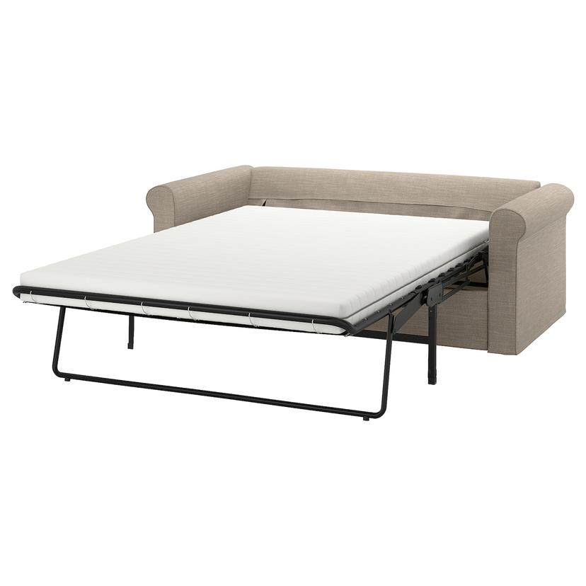 GRÖNLID — Чехол для двухместного дивана-кровати Hillared бежевого цвета