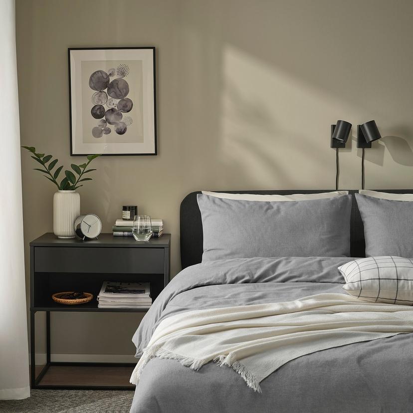 GROVSNÄRJA — пододеяльник и 2 наволочки