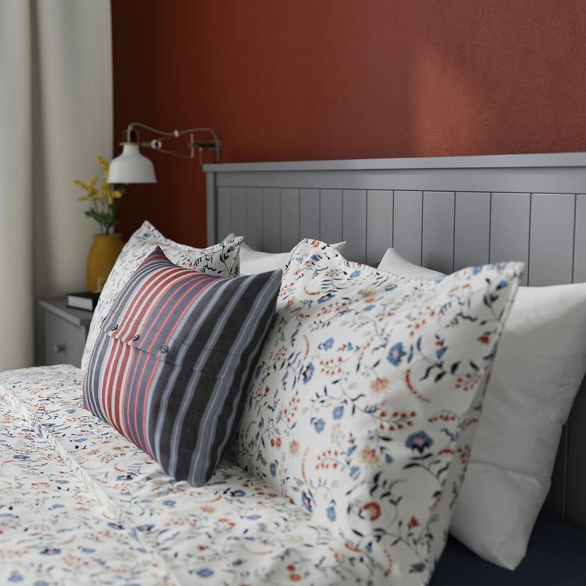 GULLABERG — Zestaw mebli do sypialni 4 szt, szary,