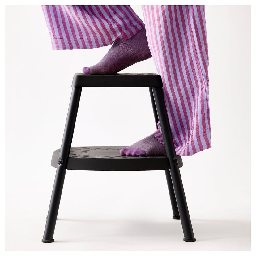 HADDARP — Четырехгранная черно-серая стремянка