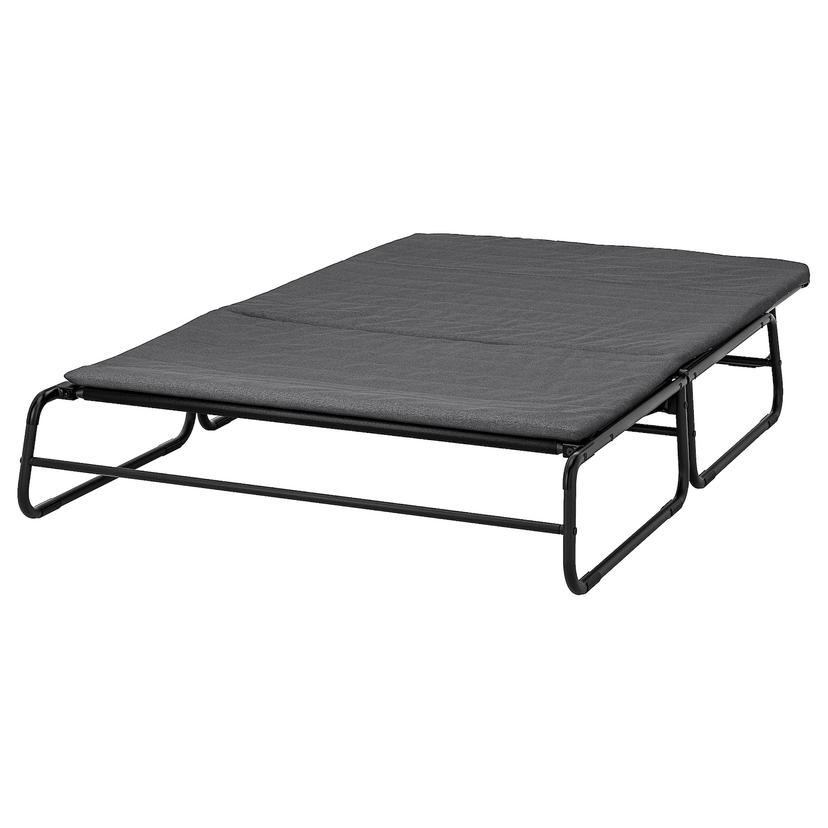 HAMMARN — Диван-кровать, Knisa темно-серый/черный