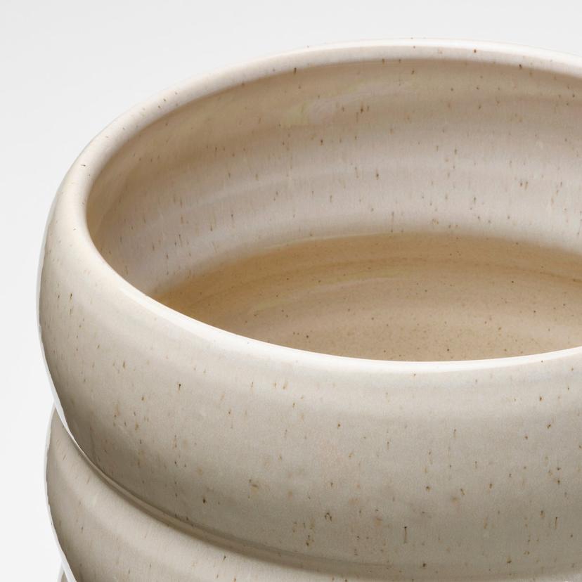 HASSELBUKETT — кашпо, д/дома/улицы/бежевый, 19 см