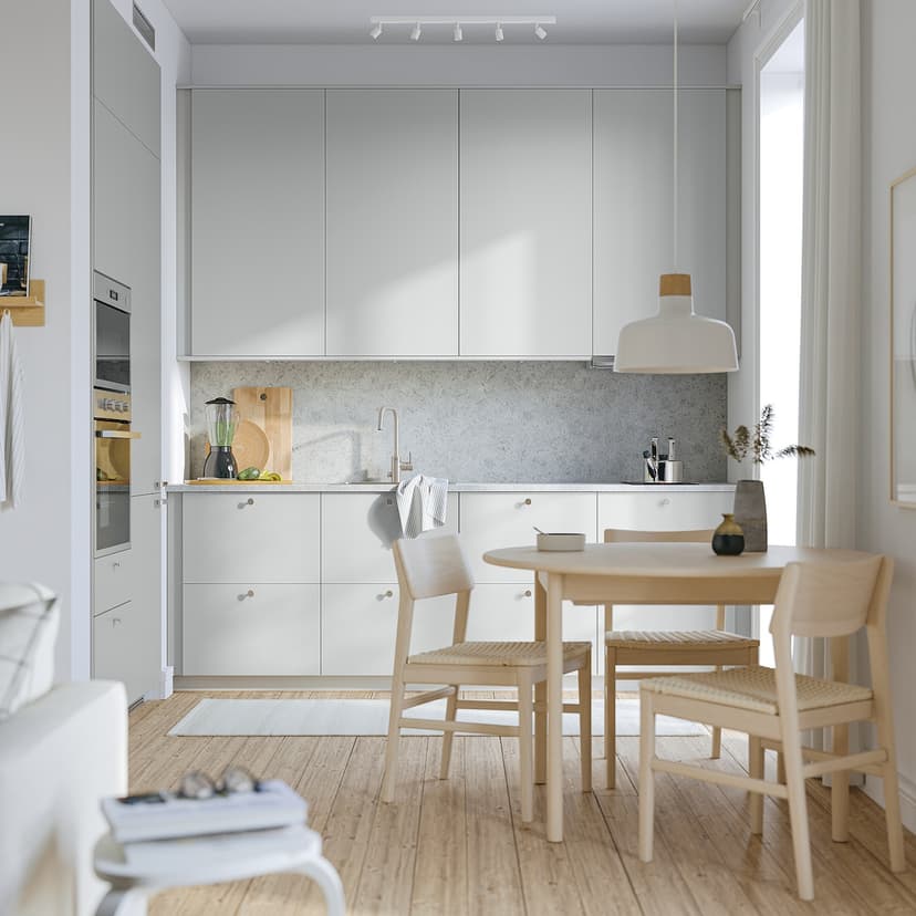 HAVSTORP — Карниз декоративный закругленный, светло-серый, 221 см