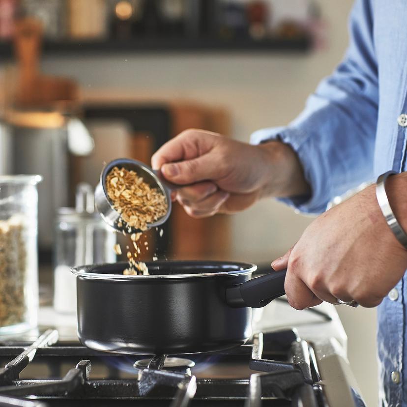 HEMLAGAD — ковш, антипригарное покрытие черный, 1 л