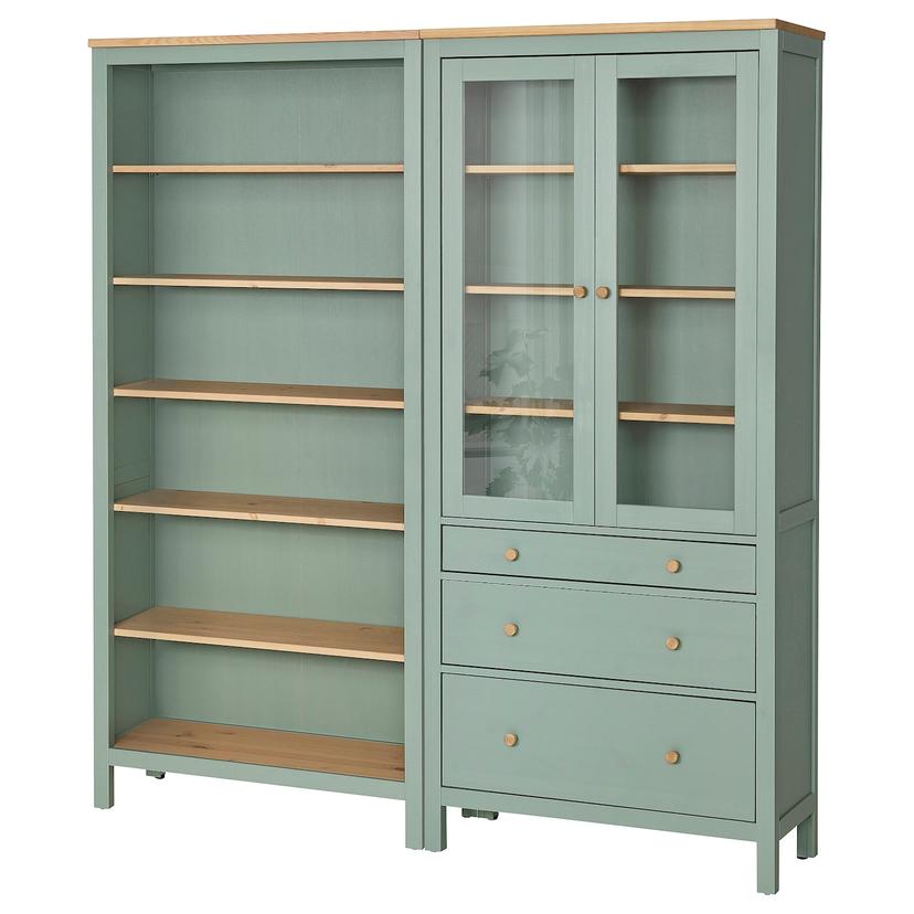 HEMNES — комб для хран с дверц/ящ