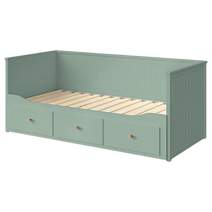 HEMNES — Rama leżanki z 3 szufladami, 80x200 см