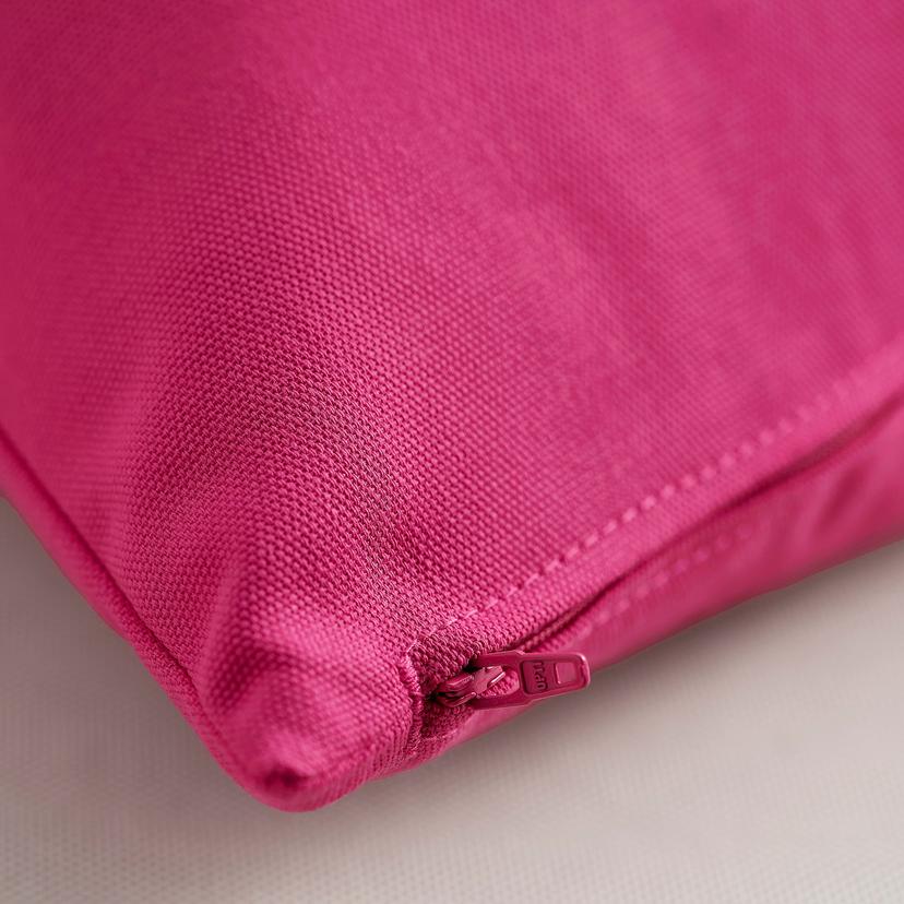 HJÄRTERÖ — Poszewka, jaskraworóżowy na zewnątrz/do wnętrz,