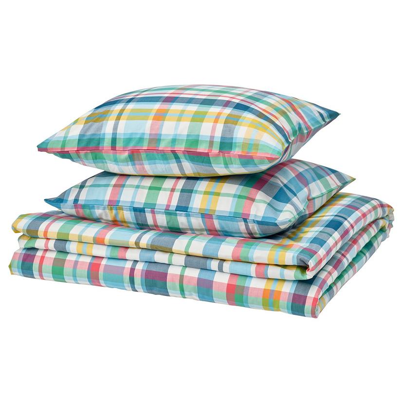 HÖSTGENTIANA — пододеяльник и 2 наволочки