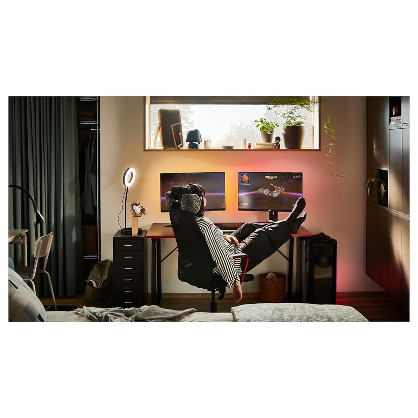 HUVUDSPELARE — геймерский стол, черный, 140x80 см