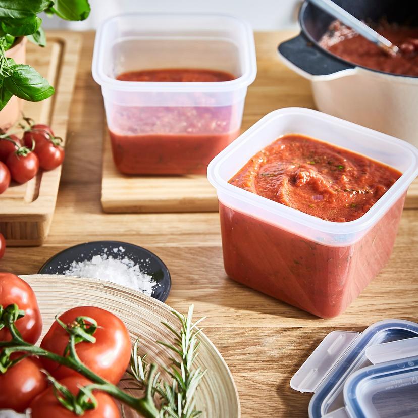 IKEA 365+ — контейнер для продуктов, четырехугольной формы/пластик, 1.4 л