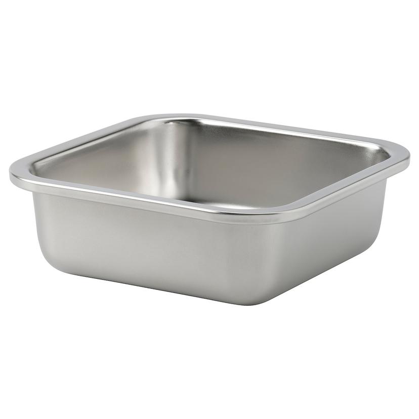 IKEA 365+ — контейнер для продуктов, четырехугольной формы/нержавеющ сталь, 600 мл
