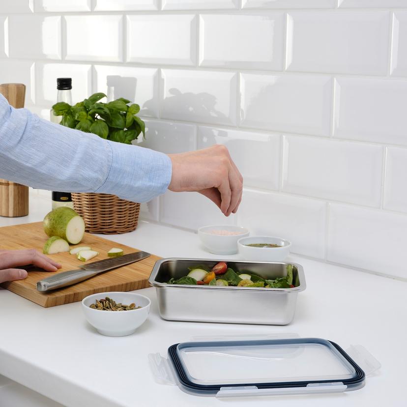 IKEA 365+ — Прямоугольный/контейнер для продуктов из нержавеющей стали