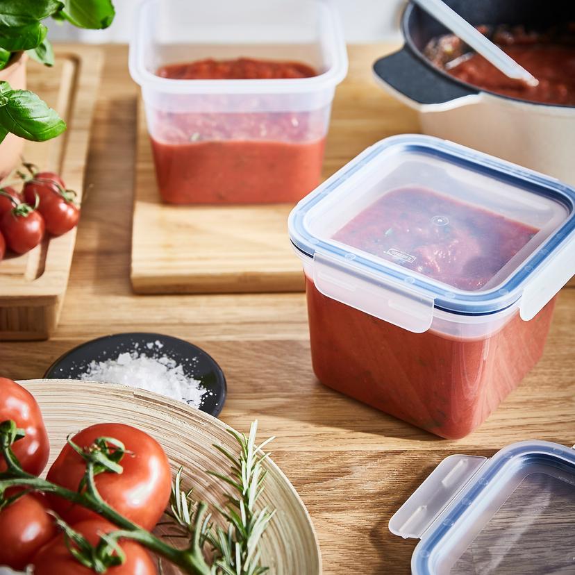 IKEA 365+ — контейнер для продуктов с крышкой, четырехугольной формы/пластик, 1.4 л