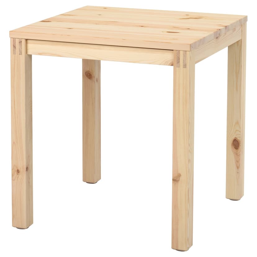 IKEA PS 2026 — Stół z szufladą, sosna pokryty bezbarwnym lakierem,