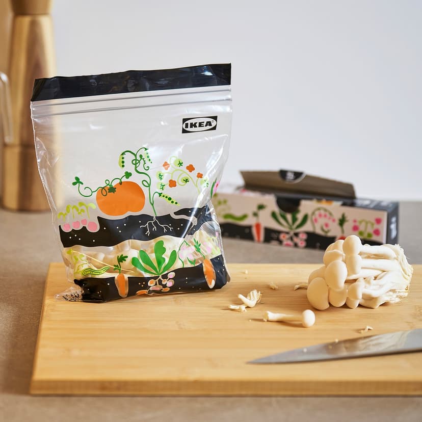 ISTAD — Torebka strunowa, w owoce/warzywa czarny,