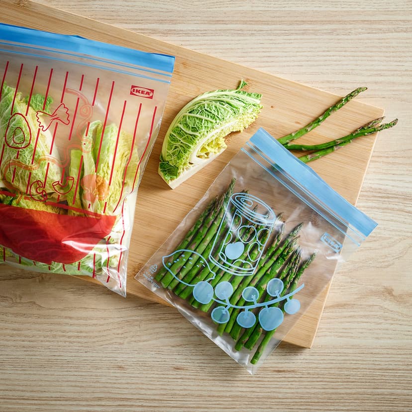 ISTAD — Пакет закрывающийся, с рисунком синий/красный, 1.0/2.0 л