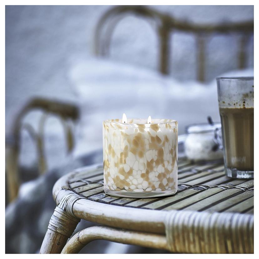 JÄMLIK — ароматическ свеча в стакане,2фитиля