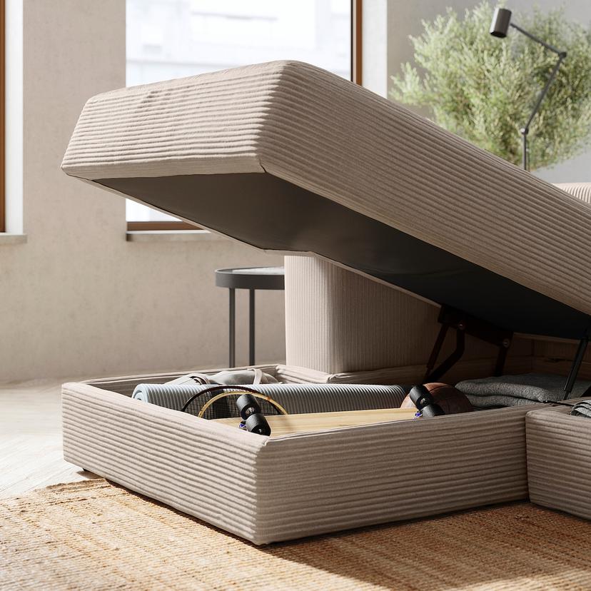 JÄTTEBO — модули козетки, самласа серо-бежевый