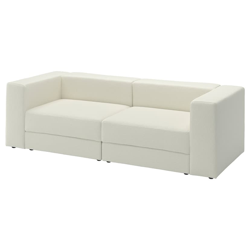 JÄTTEBO — Sofa modułowa, 3-osobowa, Axvall kremowy,