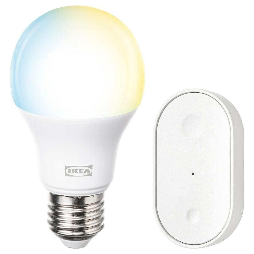 KAJPLATS — комплект для подключения, умный дом белый спектр, E27