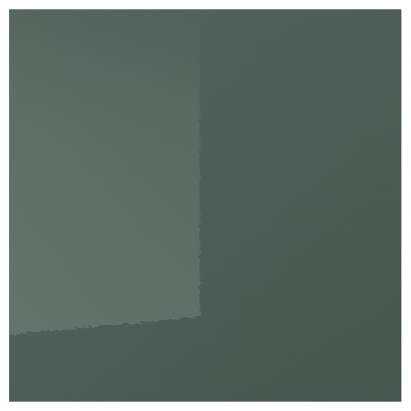 KALLARP — Drzwi, połysk ciemny szarozielony,