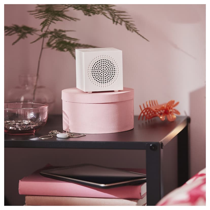 KALLSUP — Przenośny głośnik Bluetooth, biały,