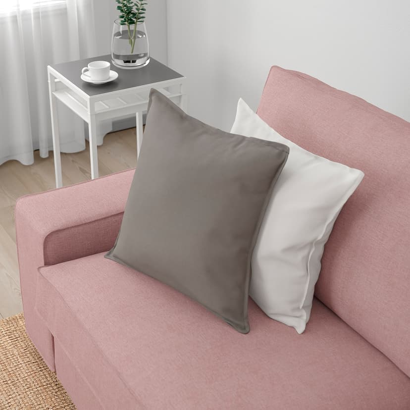 KIVIK — Narożna sofa 5o z szezl, Gunnared jasny różowy,