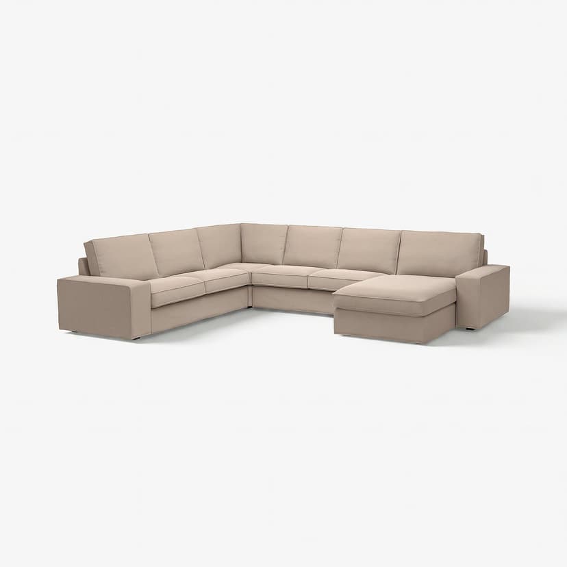 KIVIK — Narożna sofa 5o z szezl,