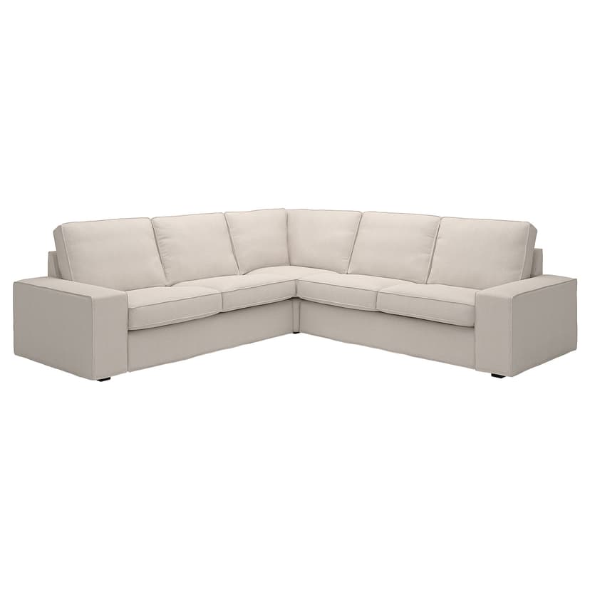 KIVIK — Sofa narożna 4-osobowa, Tresund jasnobeżowy,