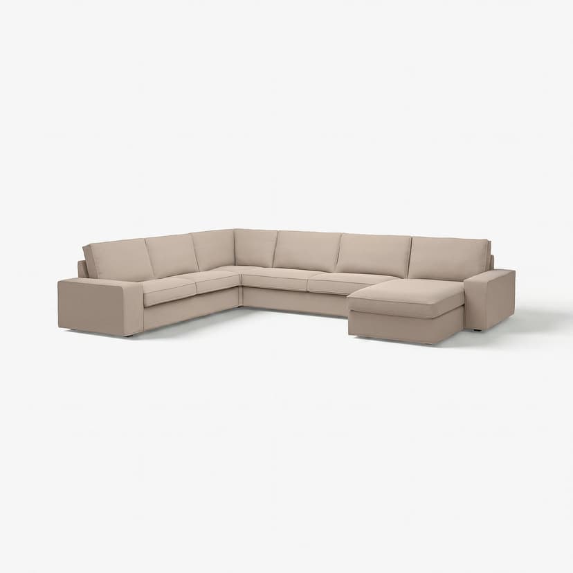 KIVIK — Sofa narożna 6-osobowa z szezl,