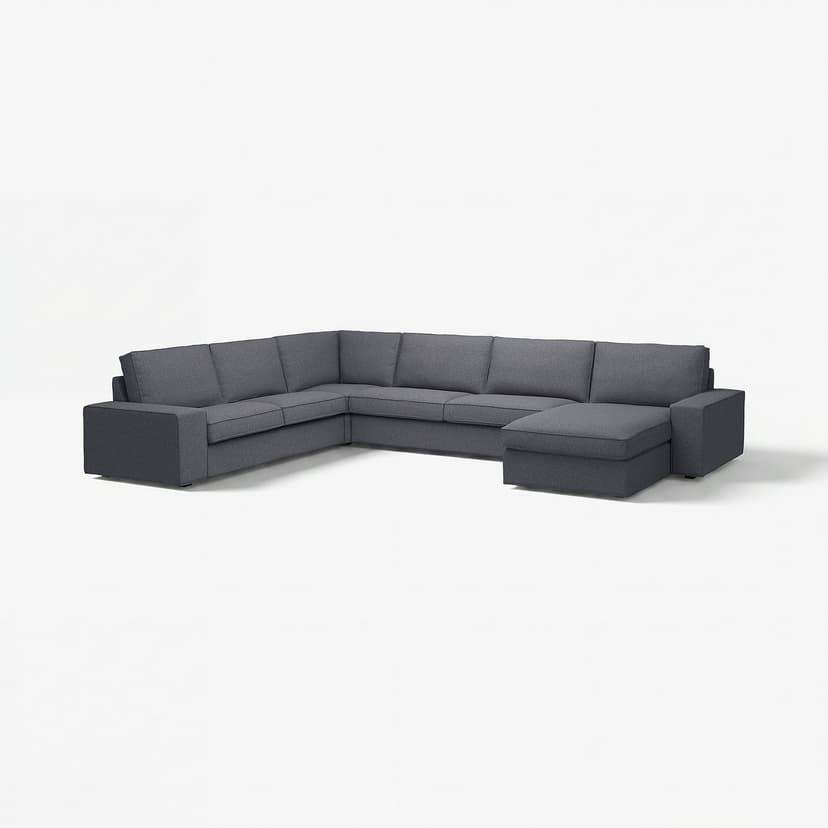 KIVIK — Sofa narożna 6-osobowa z szezl,