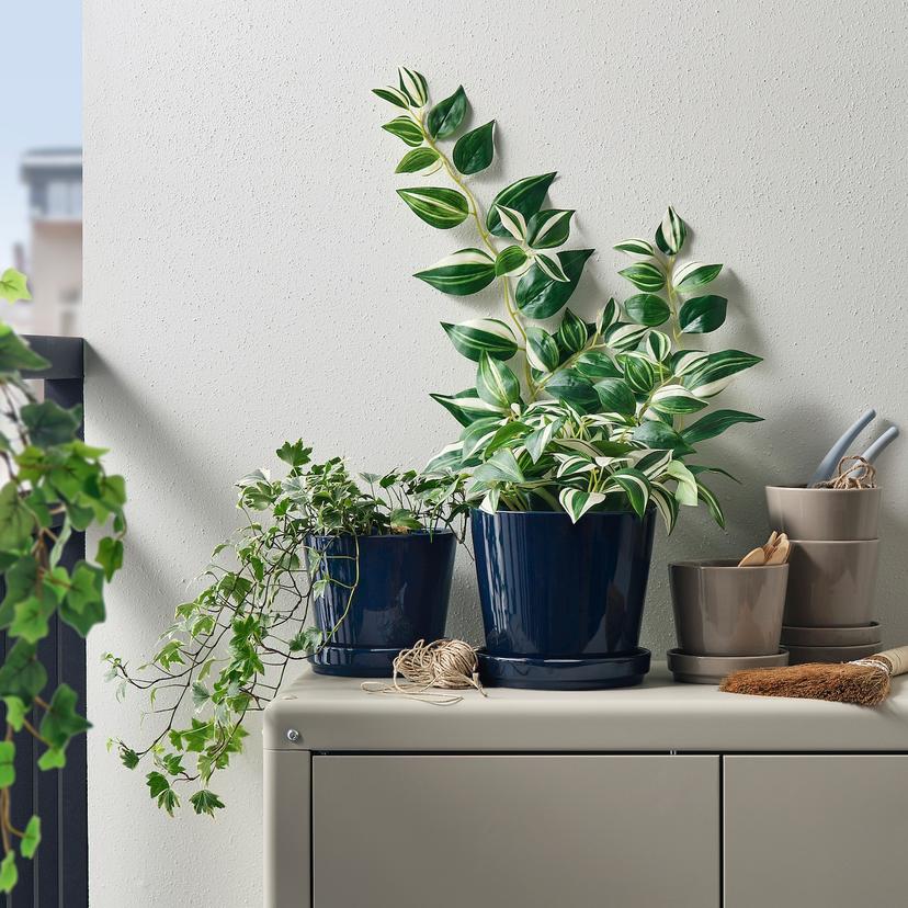 KLOTLÖNN — горшок цветочный с поддоном