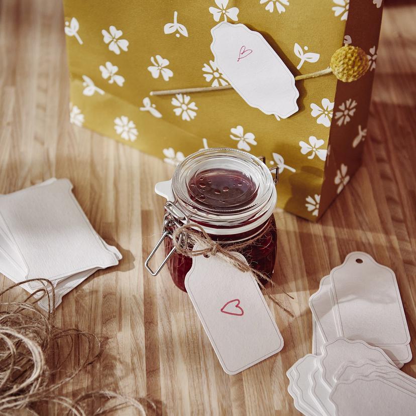 KÖSSEBÄR — Etykiety, zestaw 25 sztuk,