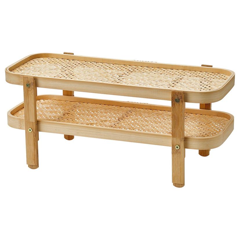 KÖSSEBÄR — Stojak do suszenia żywn z 2 tacami, 46x21x22 см