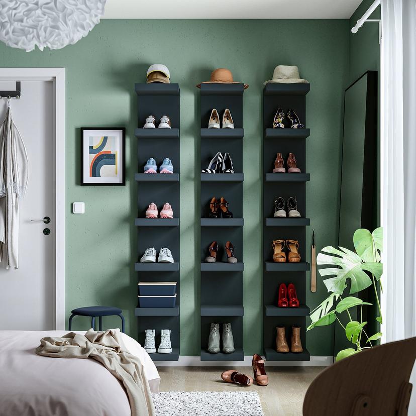 LACK — Półka ścienna, czarnoniebieski,