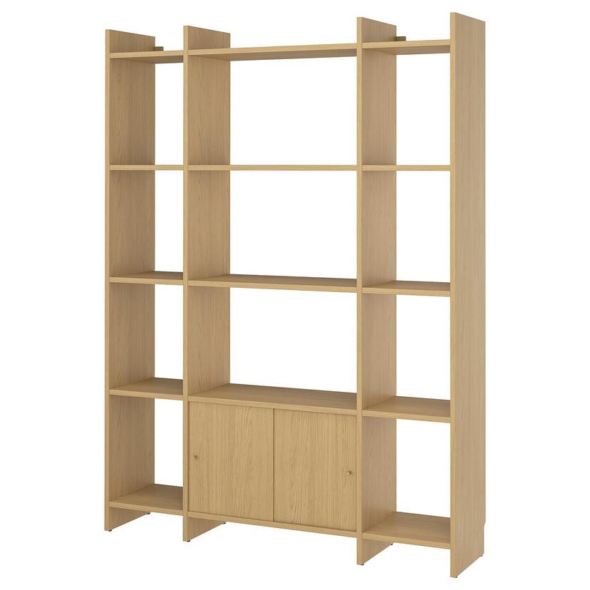 LÅDMAKARE — Комплект с раздвижными дверьми, 158x35x212 см