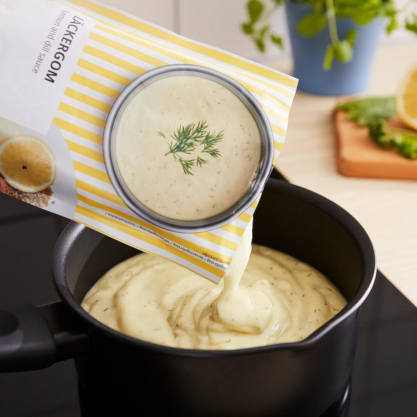 LÄCKERGOM — соус с лимоном и укропом, 250 гр