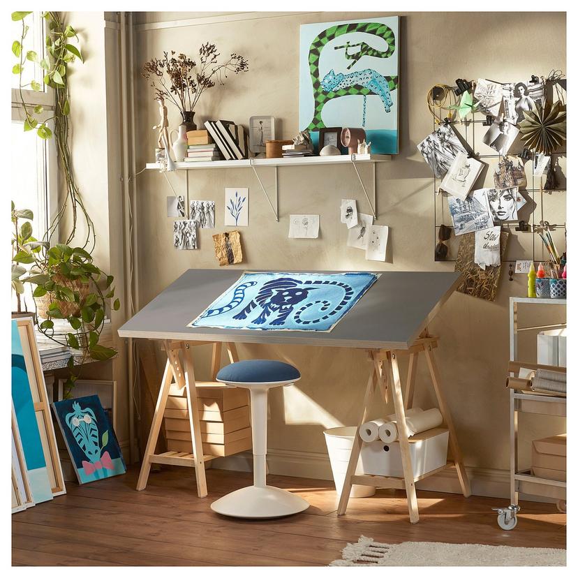 LAGKAPTEN / MITTBACK — Рабочий стол, 140x60 см