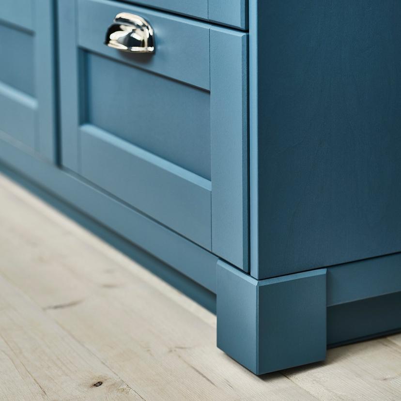 LERHYTTAN — Narożna noga cokołu ozdobnego, niebieski,