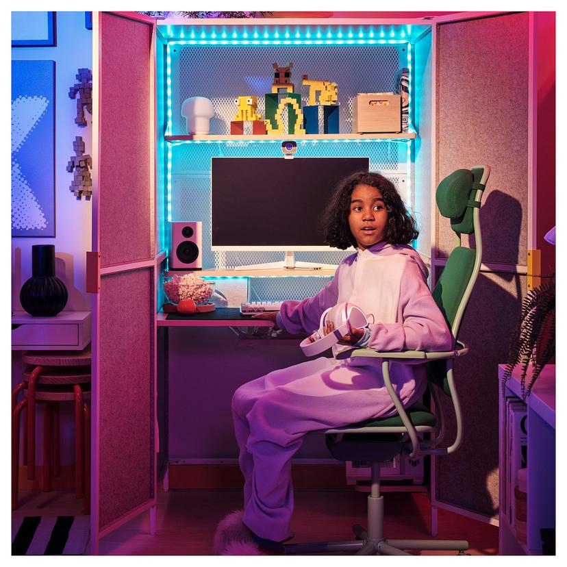 LÖPARBANA — стул для геймеров, Vissle зеленый